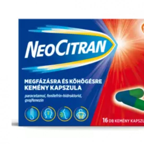 Neo Citran megfázásra és köhögésre kemény kapszula 16x