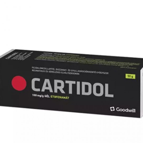 Cartidol 100 mg/g gél 50g