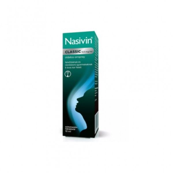Nasivin Classic 0,5mg/ml oldatos orrspray 10ml