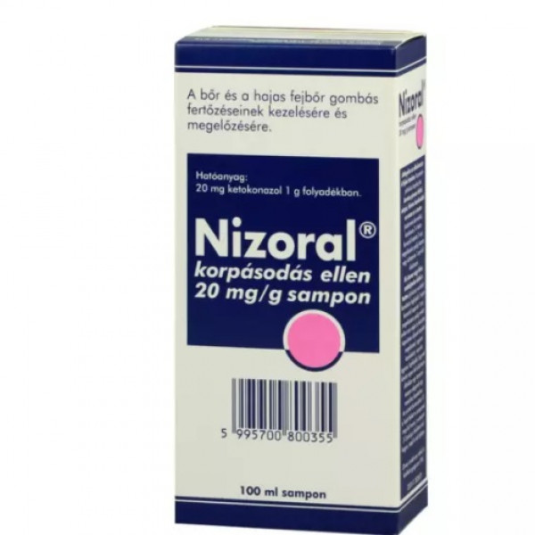 Nizoral 20 mg/g sampon korpásodás ellen 100ml