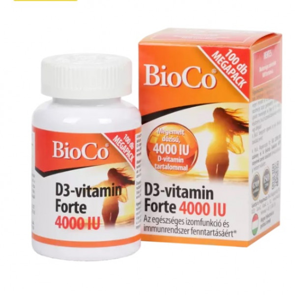 BioCo D3 vitamin Forte 4000 NE tabletta 100x