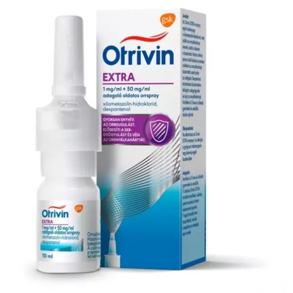 Otrivin Extra 1mg+50mg/ml adagoló oldatos orrspray 10ml